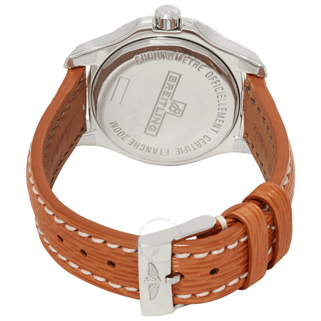 Breitling Colt Silver Dial Ladies Orange Sahara Leather Watch A7738811/G793-212XS A7738811/G793-212XS-A14BA.1