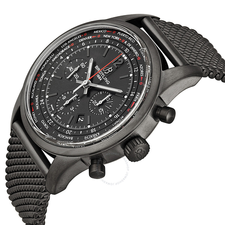 Breitling Transocean Unitime Pilot Black Dial Automatic Men's Watch MB0510U6/BC80/159M