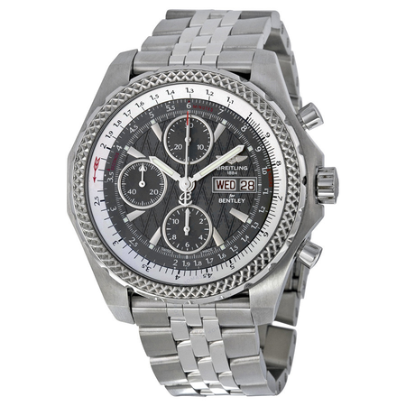 Breitling Bentley GT Racing Grey Dial Chronograph Men's Watch A1336313-F545SS A1336313-F545-981A