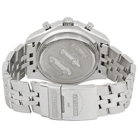 Breitling Bentley Motors T Silver Dial Men's Watch SS A2536313-G675