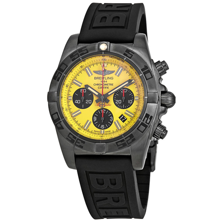 Breitling Chronomat 44 Yellow Dial Automatic Men's Watch MB0111C3/I531BKPD3