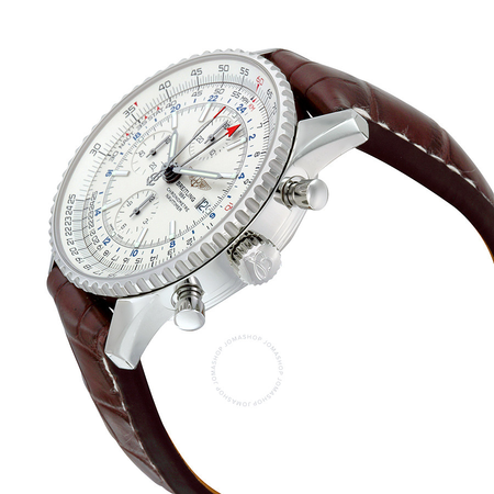 Breitling Navitimer World Automatic Silver Dial Men's Watch A2432212-G571-756P-A20BA.1