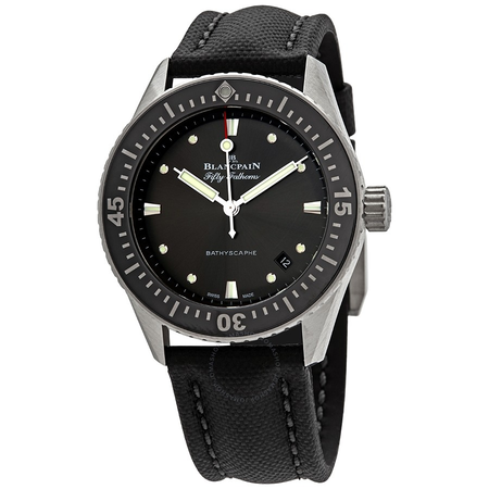 Blancpain Fifty Fathoms Bathyscaphe Automatic Men's Watch 5100B 1110 B52A