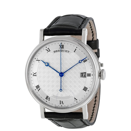 Breguet Classique Silver Dial 18kt White Gold Men's Watch 5177BB129V6 5177BB/12/9V6