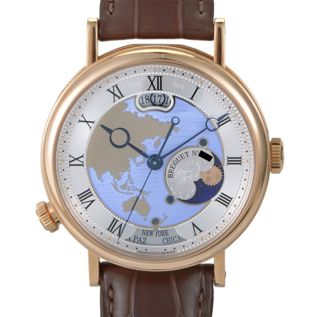 Breguet Classique Hora Mundi Automatic Men's 18K Rose Gold Watch 5717BR/AS/9ZU