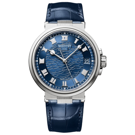 Breguet MARINE Automatic Blue Dial Men's Watch 5517BB/Y2/9ZU