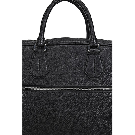 Bally Condria Messenger Leather Messenger Bag- Black 6207696 BK