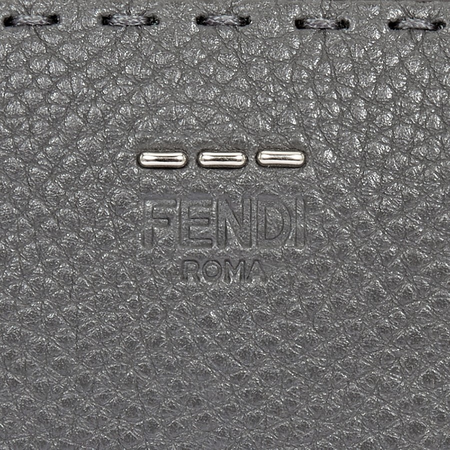 Fendi Leather Clutch- Grey 7VA350-O7N