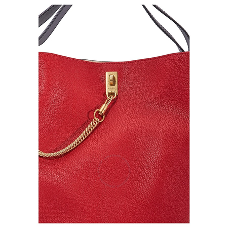 Givenchy GV Bucket Bag in Grained Leather-Red BB502XB05K-620