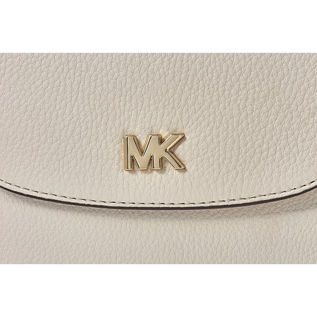 Michael Kors Mott Pebbled Leather Crossbody- LT Cream 32T8TF5C0L-289