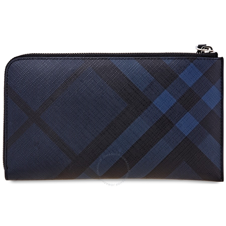 Burberry London Check Travel Wallet in Navy/Black 4052279