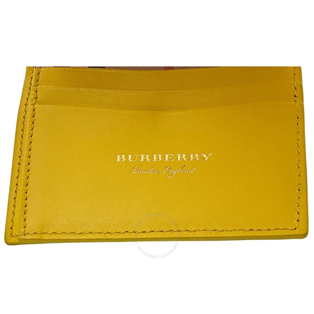 Burberry Small Vintage Check and Leather Folding Wallet 4073434