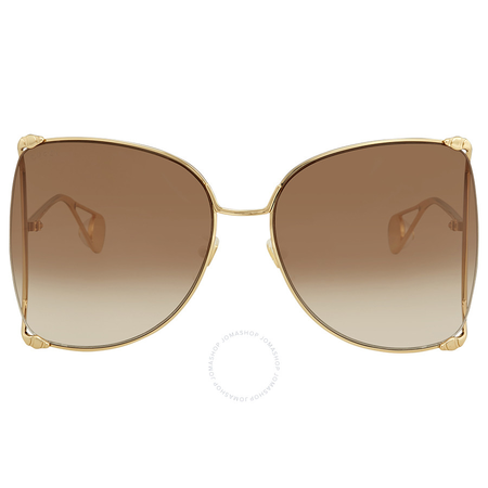 Gucci Brown Gradient Sunglasses GG0252S-003 63 GG0252S-003 63
