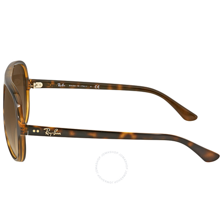 Ray Ban Cats 5000 Classic Tortoise Aviator Sunglasses RB4125 710/51 59