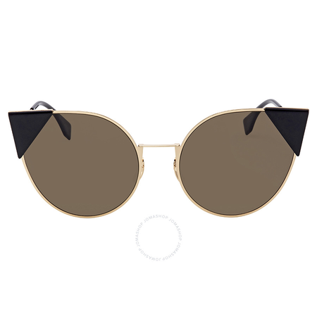 Fendi Brown Cat Eye Sunglasses FF 0190/S 0002M