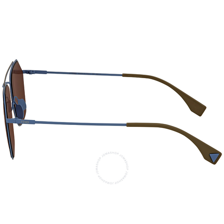 Fendi Brown Rectangular Sunglasses FF M0022/F/S MVU/70 59 FF M0022/F/S MVU/70 59