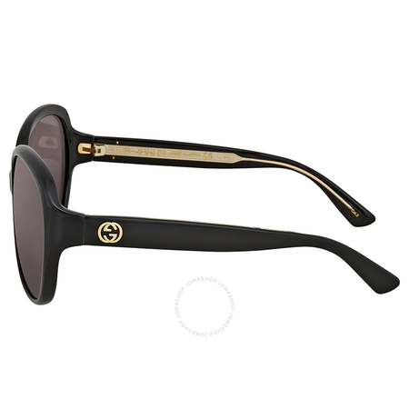 Gucci Black Round Sunglasses GG0080SK GG0080SK 001 61