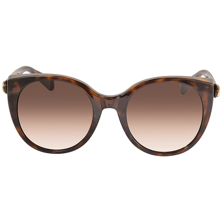 Gucci Gucci Brown Cat Eye Ladies Sunglasses GG0369S 002 54 GG0369S 002 54