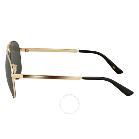 Gucci Gold Aviator Sunglasses GG0137S 002 61