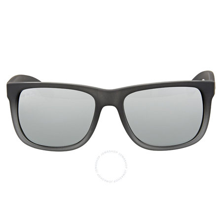 Ray Ban Justin Classic Silver Gradient Mirror Sunglasses RB4165 852/88 55 RB4165 852/88 55