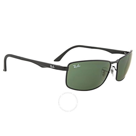 Ray Ban RB3498 Green Classic Sunglasses RB3498 002/71 61-17 RB3498 002/71 61-17