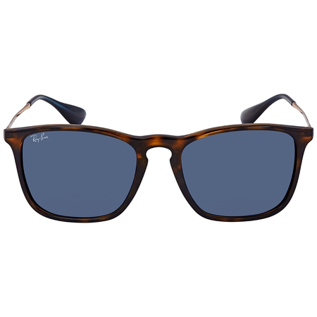 Ray Ban Chris Blue Classic Rectangular Men's Sunglasses RB4187 639080 54