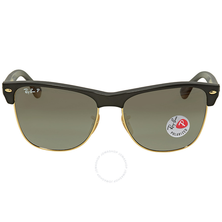 Ray Ban Clubmaster Grey Gradient Square Polarized Men's Sunglasses RB4175 877/M3 57 RB4175 877/M3 57