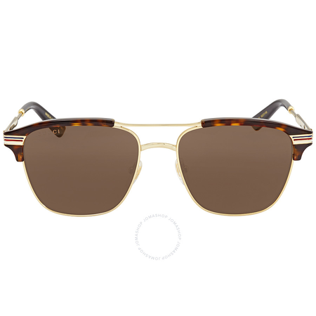 Gucci Brown Square Sunglasses GG0241S 003 54 GG0241S 003 54