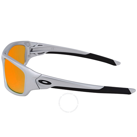 Oakley Valve Fire Iridium Polarized Rectangular Sunglasses OO9236-923607-60