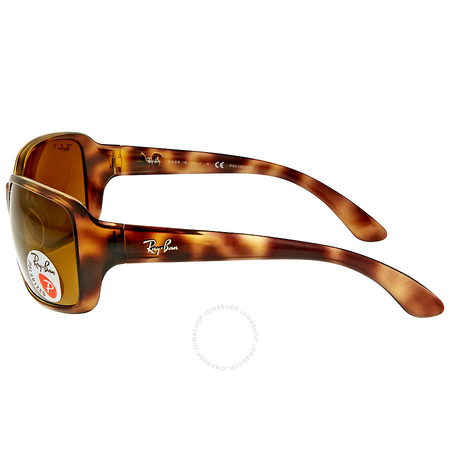Ray Ban Polarized Brown Classic B-15 Ladies Sunglasses RB4068 642/57 60-17 RB4068 642/57 60-17