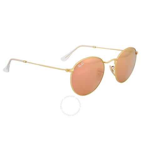 Ray Ban Ray-Ban Round Copper Flash Sunglasses RB3447 112/Z2 50-21 RB3447 112/Z2 50-21