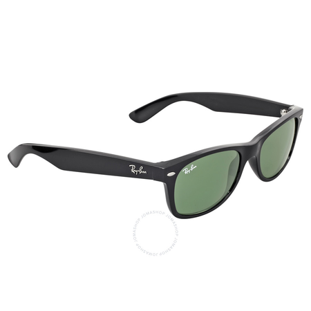 Ray Ban Ray-Ban New Wayfarer G-15 Black Nylon 52mm Sunglasses 2132-901-52-18 RB2132 901 52-18