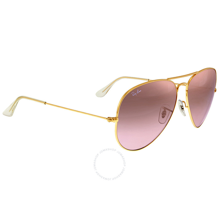 Ray Ban Ray-Ban Silver Pink Mirror 62 mm Sunglasses RB3025 001/3E 62 RB3025 001/3E 62-14