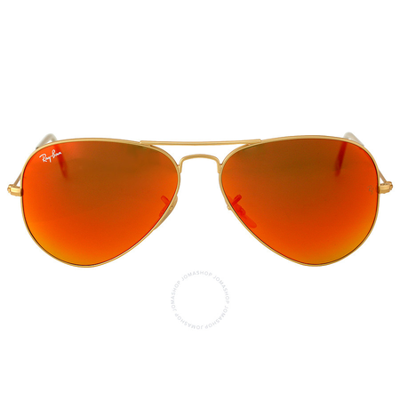 Ray Ban Ray-Ban Aviator 58mm Orange Flash Sunglasses RB3025 112/69 58-14