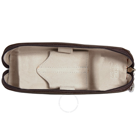 Montblanc 2-Pen Leather Pouch in Brown 102426