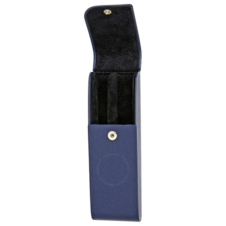 Montblanc Montblanc Sartorial Saffiano Leather 2 Pen Pouch - Indigo 115414