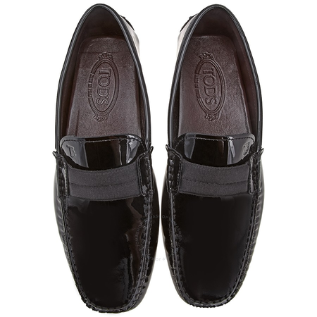 Tod's Men's Patent Leather Loafers- Black, XXM0GW03431VE0B999