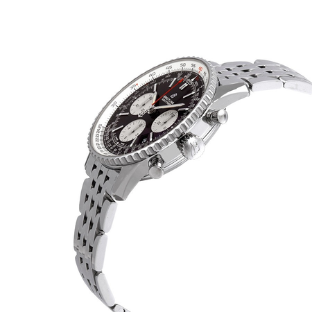 Breitling Navitimer 1 Chronograph Automatic Chronometer Black Dial Men's Watch AB0121211B1A1