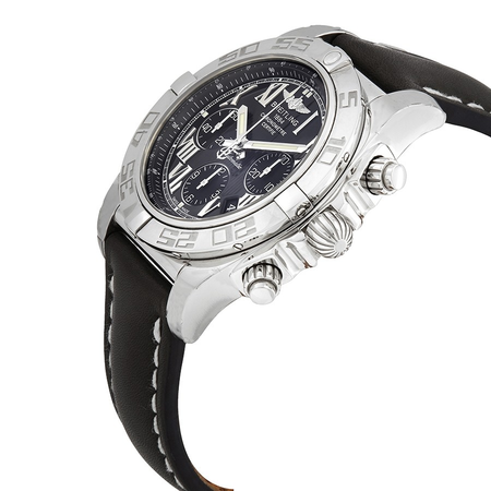 Breitling Chronomat 44 Chronograph Automatic Black Dial Men's Watch AB011012/B956-435X