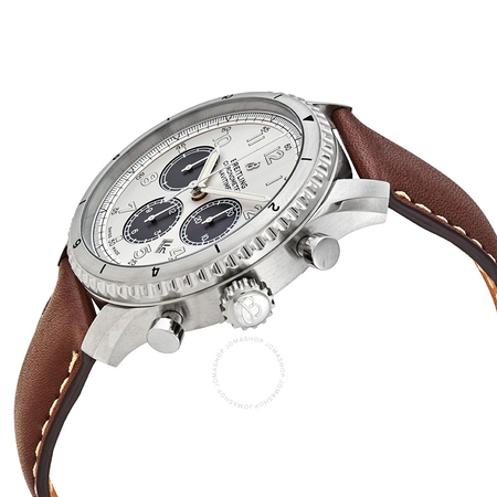 Breitling Navitimer 8 Chronograph Automatic Silver Dial Men's Watch AB01171A1G1X1