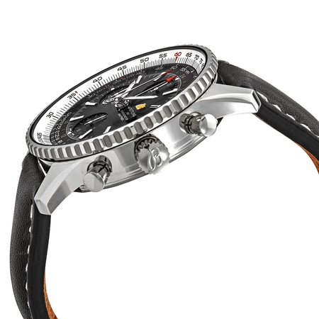 Breitling Navitimer GMT Chronograph Automatic Black Dial Men's Watch A24322121B2X1