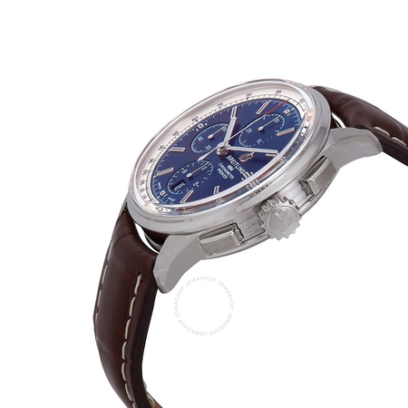 Breitling Premier Chronograph Automatic Chronometer Blue Dial Men's Watch A13315351C1P2