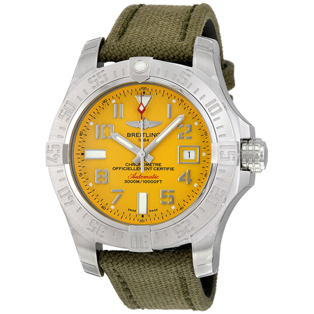 Breitling Avenger II Seawolf Yellow Dial Men's Watch A1733110-I519GCVT A1733110-I519-106W-A20BASA.1