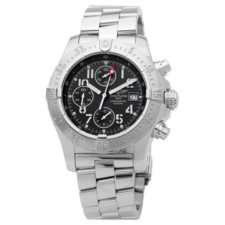 Breitling Avenger Skyland Black Dial Stainless Steel Men's Watch A1338012/B861