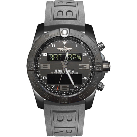 Breitling Exospace B55 Connected Metallic Grey Rubber Men's Watch VB5510H1-BE45GYPD3