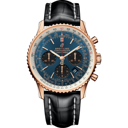 Breitling Navitimer 1 Chronograph Automatic Chronometer Blue Dial Men's Watch RB0121211C1P1