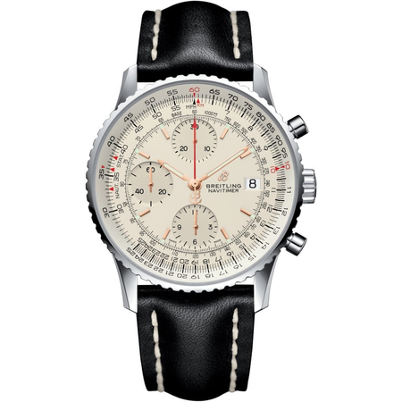 Breitling Breitling Navitimer 1 Chronograph Automatic Chronometer Silver Dial Men's Watch A13324121G1X4 A13324121G1X4