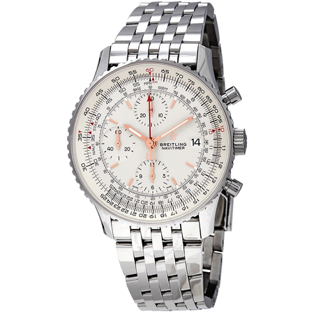 Breitling Navitimer 1 Chronograph Automatic Silver Dial Men's Watch A13324121G1A1