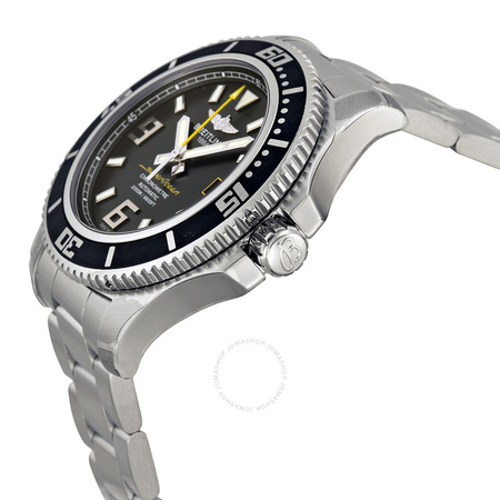 Breitling Superocean 44 Automatic Black Dial Men's Watch A1739102-BA78SS A1739102/BA78SS