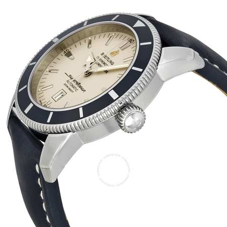Breitling Superocean Heritage Silver Dial Black Leather Men's Watch A1732024-G642BKLT A1732024-G642-441X-A20BA.1